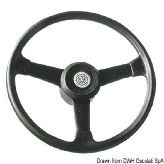 Osculati Black Plastic Steering Wheel