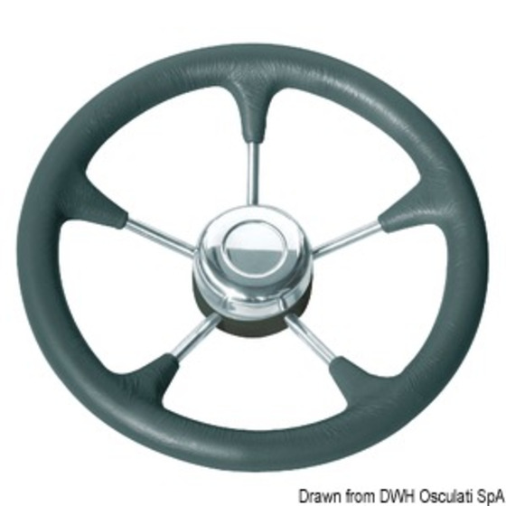 Osculati Soft Polyurethane Steering Wheels Fitted With Stainless Steel Spokes