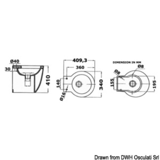 Osculati Wc Silent Slim