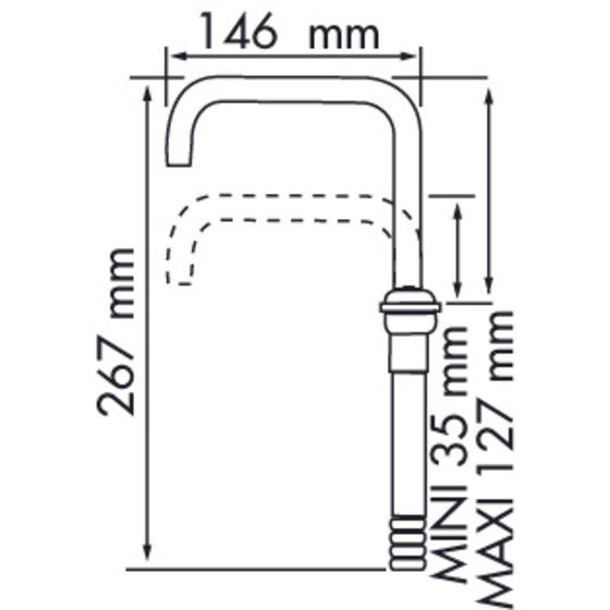 Plastimo Rotating Telescopic Spout