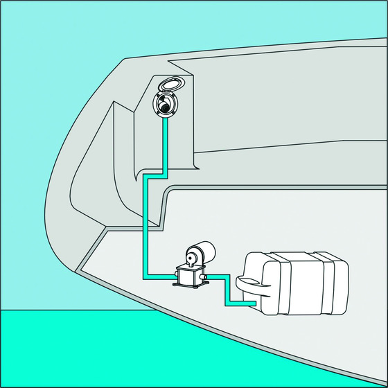 Plastimo Square Niche With Hand Shower