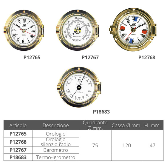 Horloge Plastimo Ø 120mm