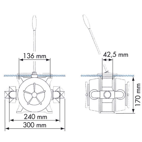 Plastimo Manual Pump Double Effect