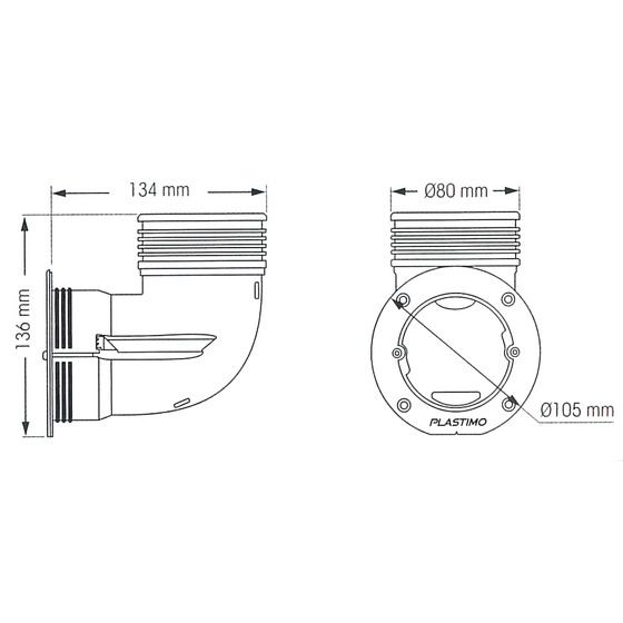 Plastimo Elbow Connector Ez Air