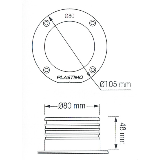 Plastimo Ez Air Gerade Fitting