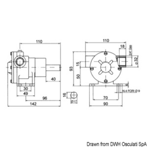 Bomba tipo Nauco Pm34