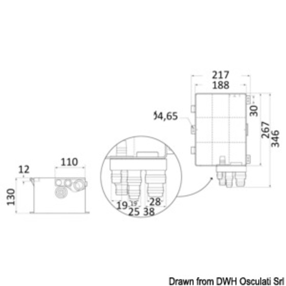 Whale Grey Water Tank With Automatic Pump