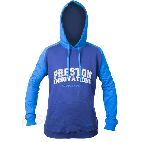 Preston Two Tone Blue  Hooded Sweatshirt