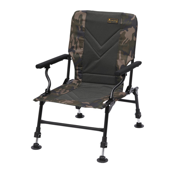 Prologic Avenger Relax Camo Chair W/armrests & Covers 140kg