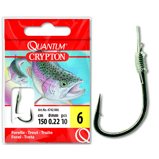Quantum Crypton Trout Hook-to-nylon