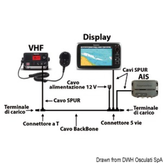 Réseau de connexion Raymarine Seatalkng