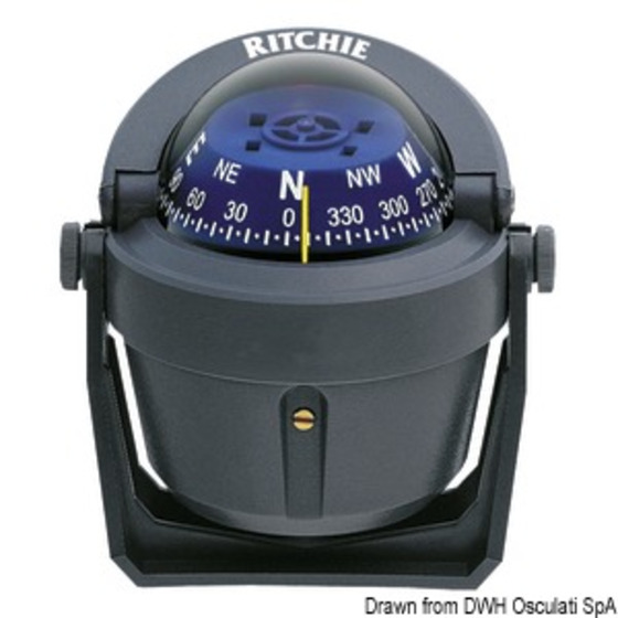 Compas de navigation Ritchie Ritchie Explorer 2 3/4 (70 mm) avec compensateurs et éclairage