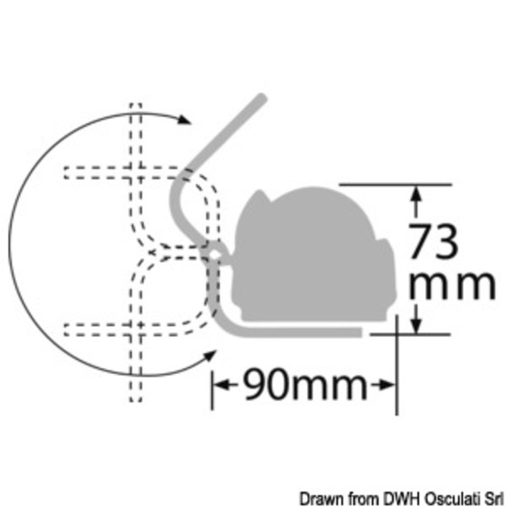 Compas de navigation Ritchie Ritchie Trek 2 1/4 (57 mm) avec compen...