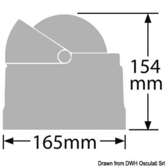 Semelle de navigation Ritchie Wheelmark 4 1/2 (114 mm)