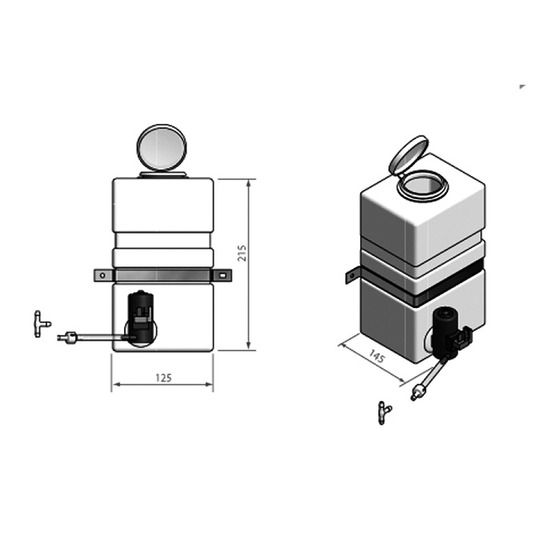 Roca Ab Tank For Window Cleaner With Pump