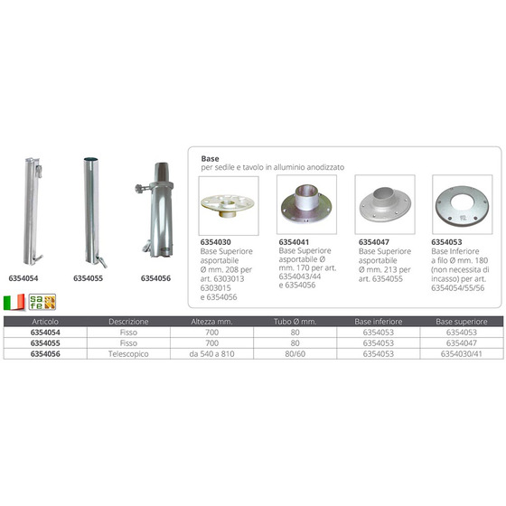 Safe Fixed Table Support Mm.700