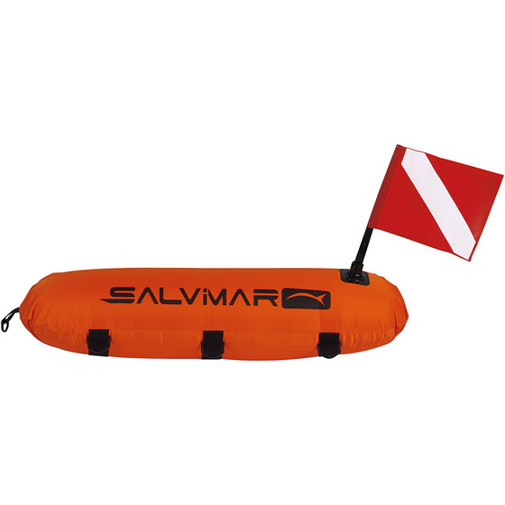 Salvimar Covered Torpedo Buoy- Flags: cmas And Alpha