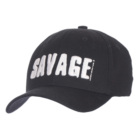 Savage Gear Simply Savage Cap 3d Logo One Size Black