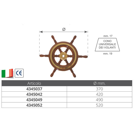 Savoretti Mahogany Steering Wheels