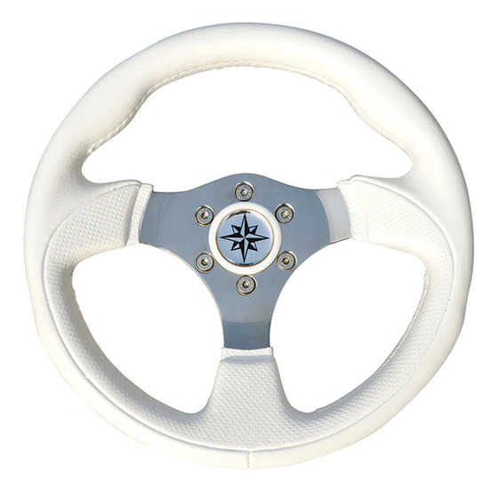 Savoretti White T12 Steering Wheel Mm.300