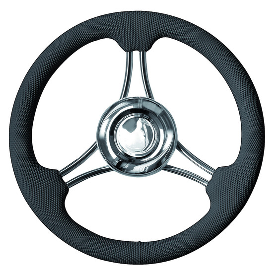 Savoretti Black T22 Steering Wheel Mm.350