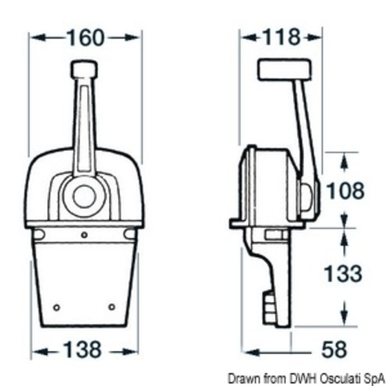 Universal Single Lever Box Ultraflex B65/b77