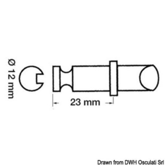 Scoprega Plastic Rowlocks For Inflatable Tenders