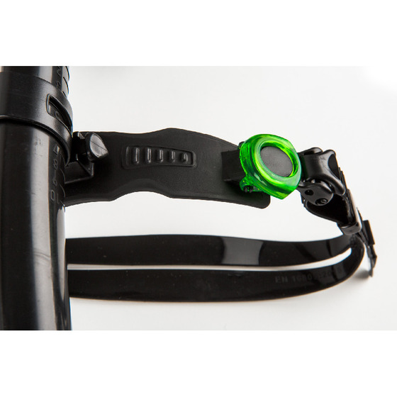 Seac Buddy S/bl Black/lime Frontal Snorkel