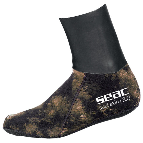 Seac Seal Skin Camo Blau 3 Mm Schuhe