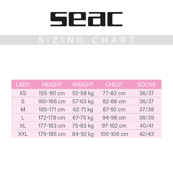 Seac Warm Dry Plus Dry Dry Suit Lady 4 Mm