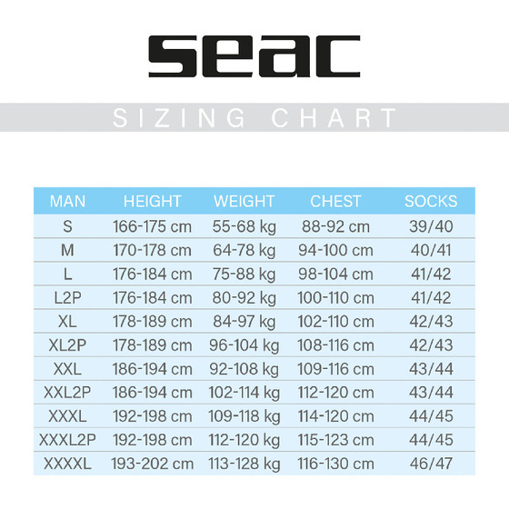 Seac Warm Dry Dry Plus Dry Suit Man 4 Mm