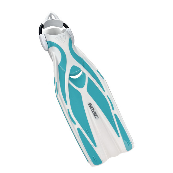 Seac Pinne F1 Sling Strap Bianco-azzurro