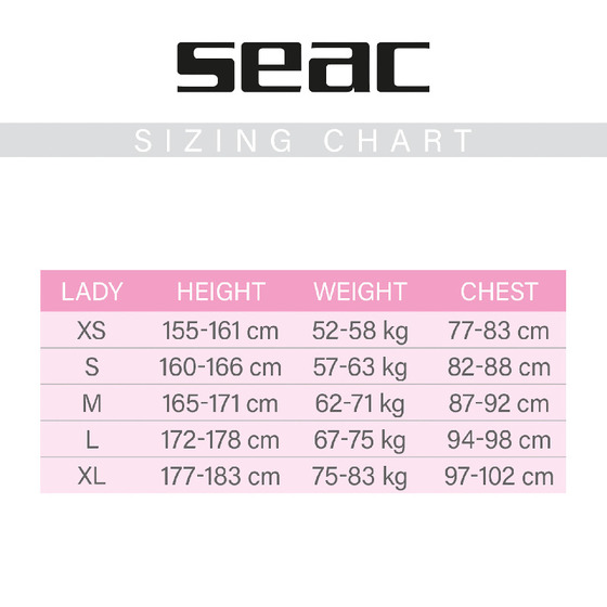 Seac Tank Top Lady 2,5 Mm