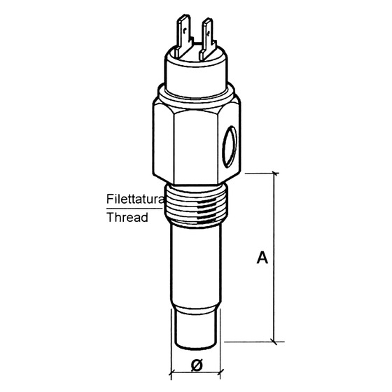 Vdo Sensor - Water Temperature - A7