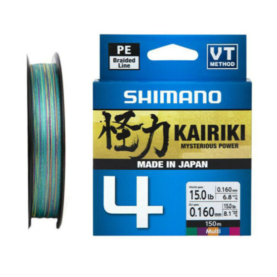 Shimano Kairiki 4 Multi Color 150 M