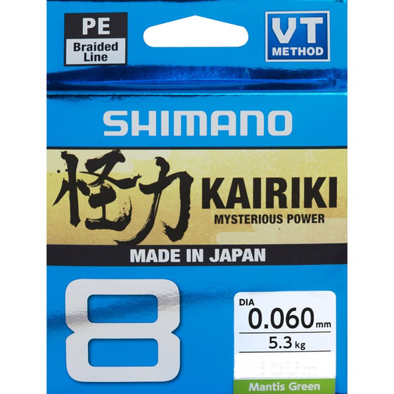 Shimano Kairiki 8 - Mantis Green 150 m