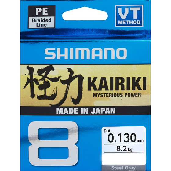 Shimano Kairiki 8 - Steel Grey 300 m
