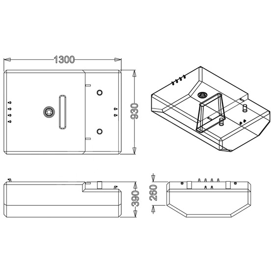 Sic Electronics Division Réservoir de carburant Lt.372