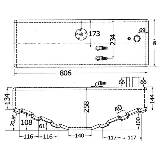 Réservoir De Carburant Sic Electronics Division 40 Lt