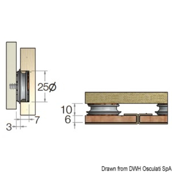 Système de fixation de panneau Fastmount Vl-03