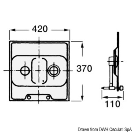 Plaque de cuisson Smev Dometic 2 feux sans évier