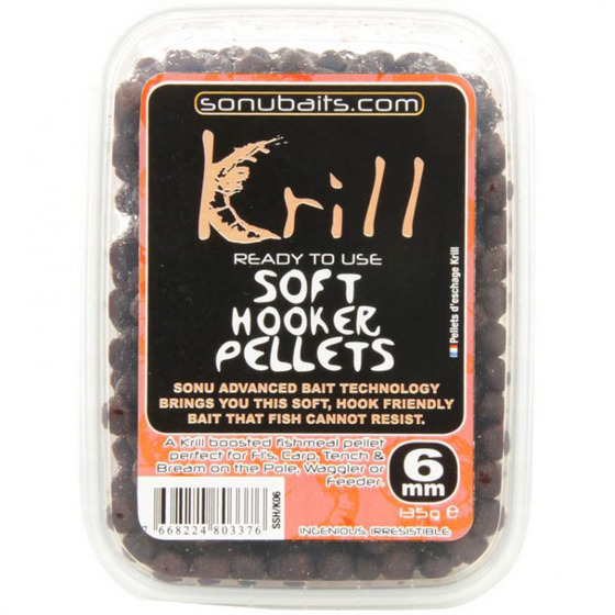 Sonubaits Soft Hooker Pellets Krill