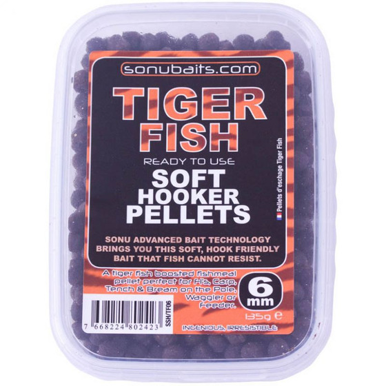 Sonubaits Soft Hooker Pellets Tiger Fish