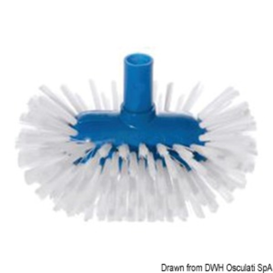 Brosse ovale Yachticon avec fibre de nylon médium