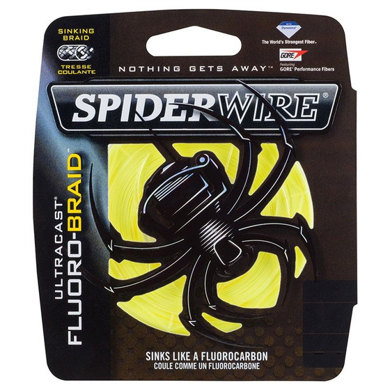Spiderwire New Ultracast Fluorobraid Yellow