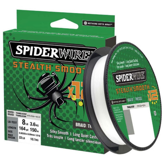 Spiderwire Stealth Smooth 12 Braid Translucent