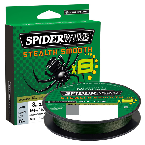 Spiderwire Stealth Smooth8 Moos Green 300 M