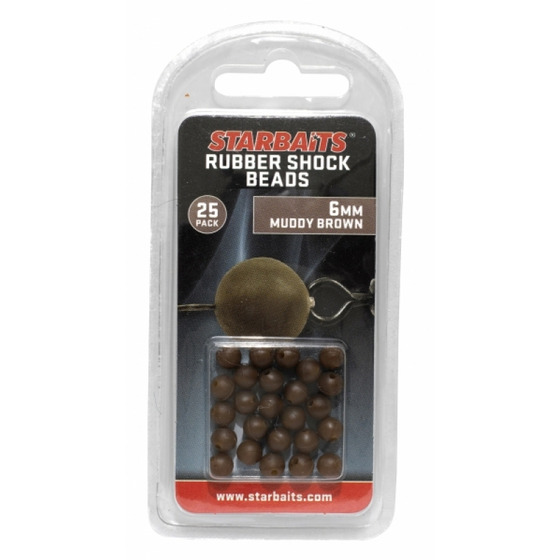 Starbaits Rubber Schock Beads 6mm