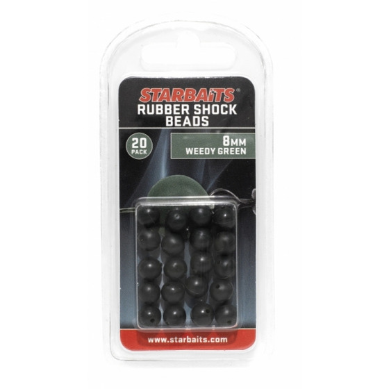 Starbaits Rubber Schock Beads 8mm