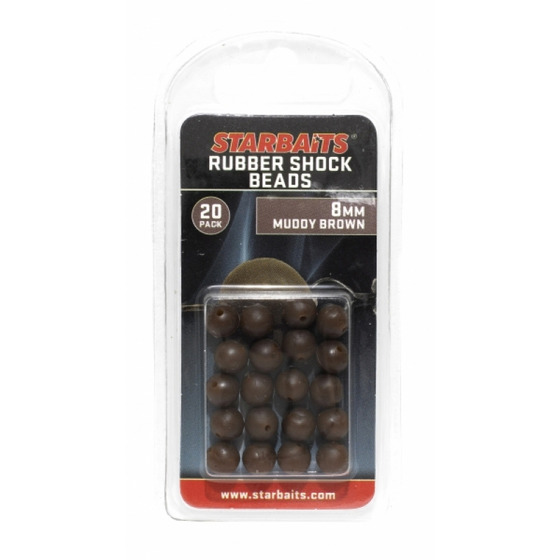 Starbaits Rubber Schock Beads 8mm